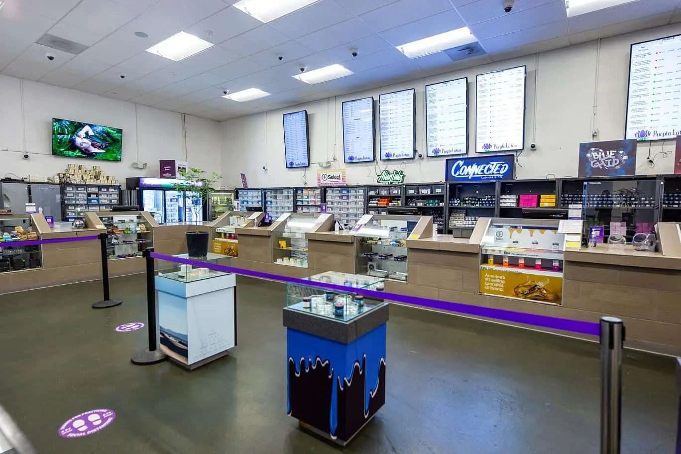 Purple Lotus cannabis dispensary storefront in San Jose