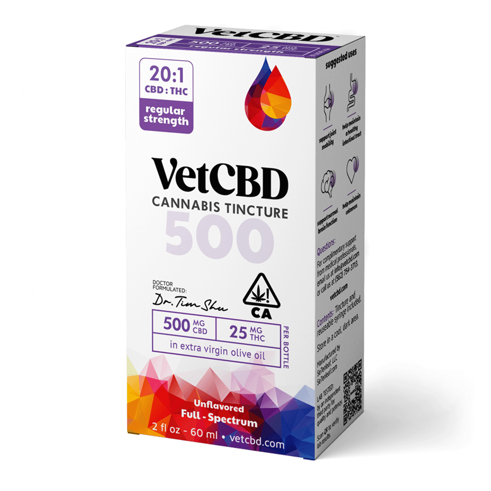 20:1 CBD Tincture [2oz] (500mg CBD/25mg THC)