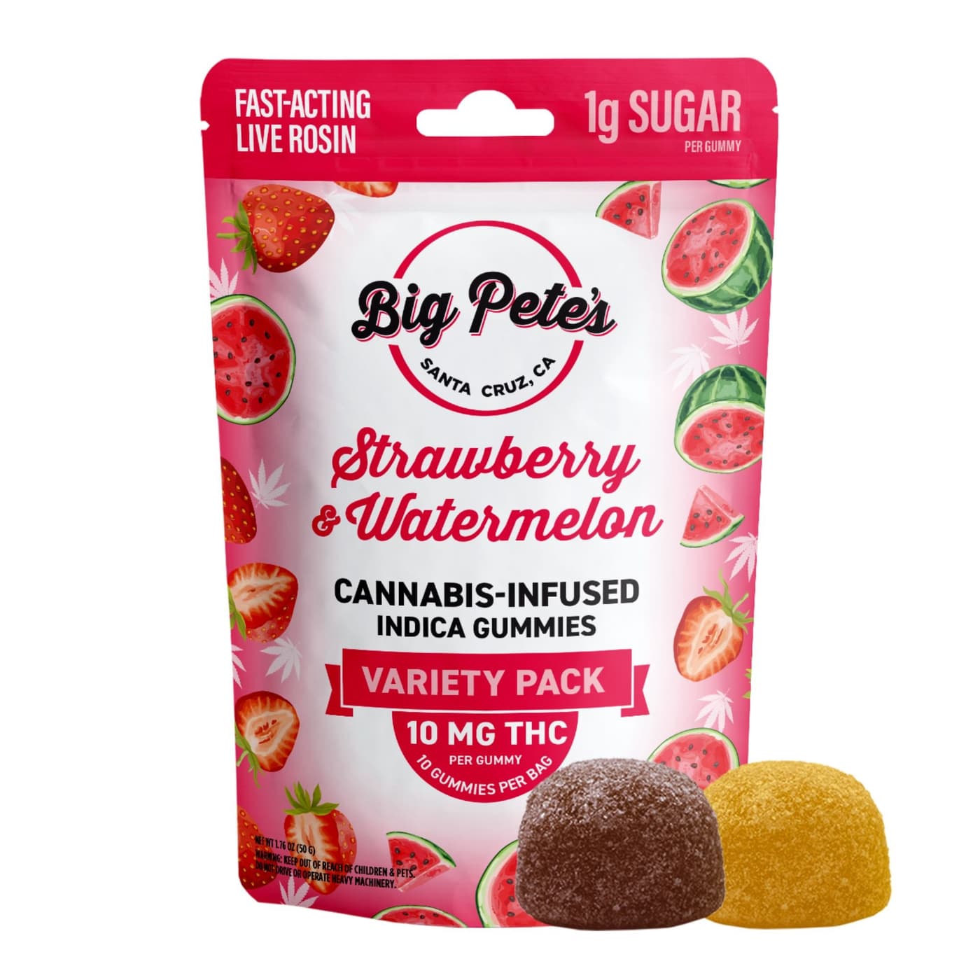 Strawberry & Watermelon - Indica [10pk] (100mg)