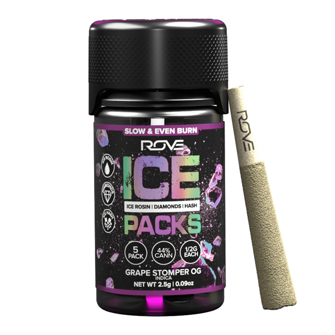 Grape Stomper OG - Infused Ice Packs (Rosin, Hash, and Diamonds) [.5g]