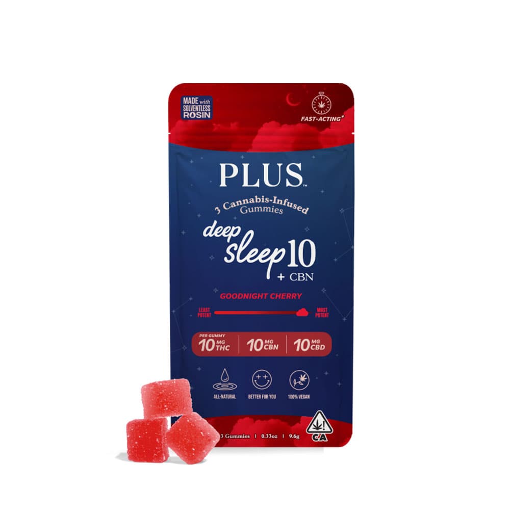 Deep Sleep Goodnight Cherry 10:10:10 [3pk] (30mg THC/30mg CBD/30mg CBN)