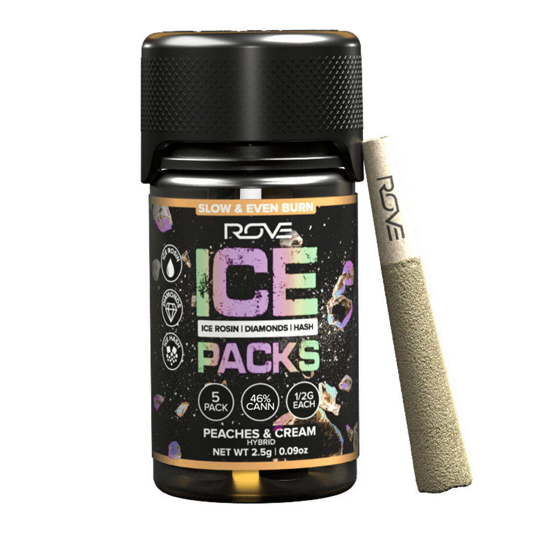 Peaches & Cream - Infused Ice Packs (Rosin, Hash, and Diamonds) [.5g]