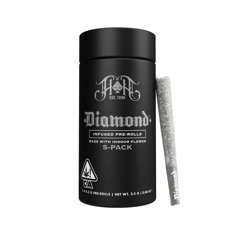 Pineapple Beltz | Hybrid - Diamond THCA-Infused Pre-Rolls - 2.5G 5-Pack