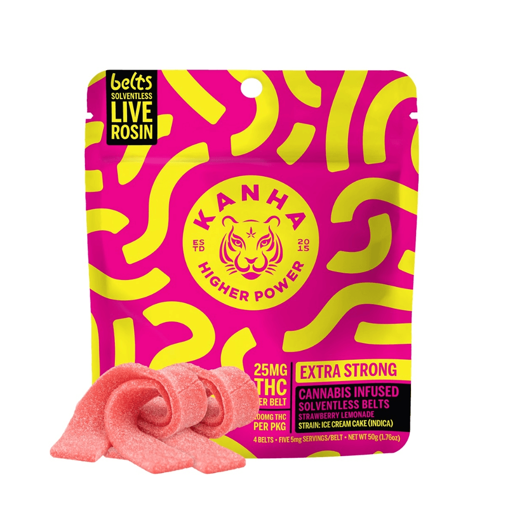 Strawberry Lemonade Live Rosin Belts - Indica [4pk] (100mg)