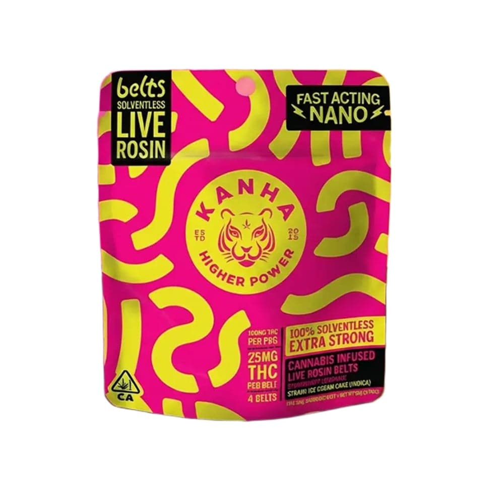 Strawberry Lemonade Live Rosin Belts - Indica [4pk] (100mg)
