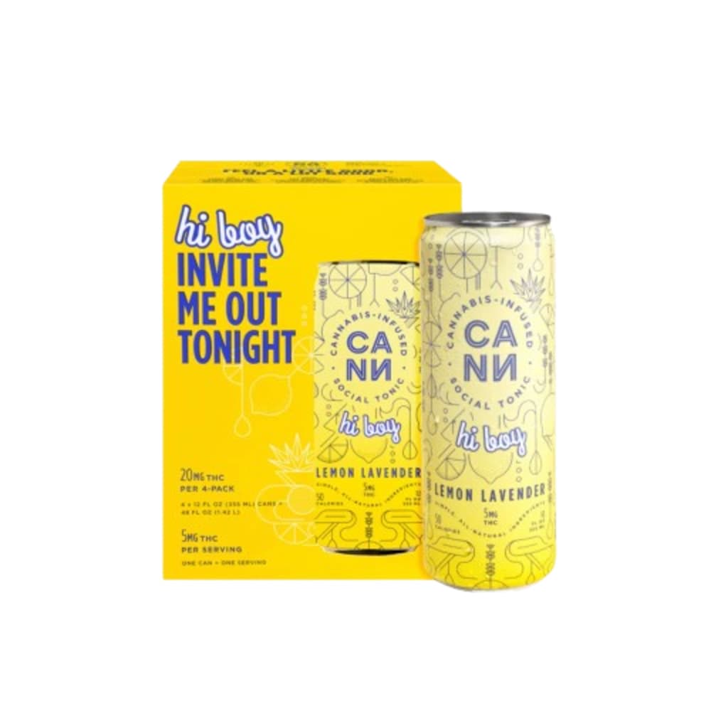 Lemon Lavender Hi Boy [4pk] (5mg THC per can)