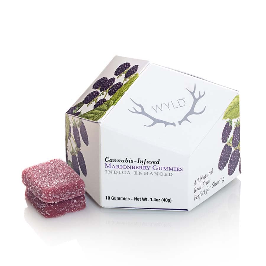 Marionberry Indica Enhanced Gummies (100mg THC)